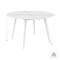 Armen Living Sydney Outdoor Patio Round Dining Table in Light Eucalyptus and Gray Stone 840254335943 - alternate 6